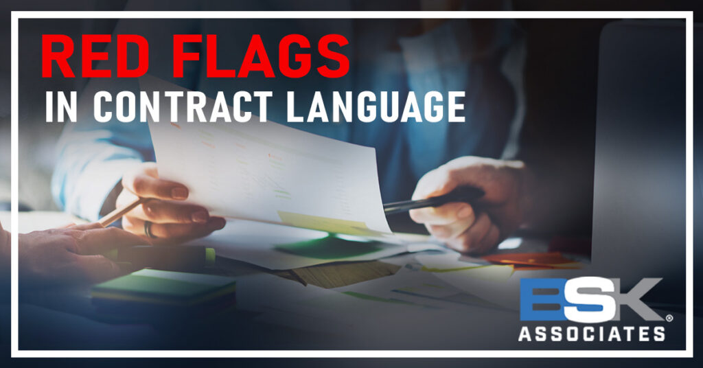 Red Flags In Contract Language